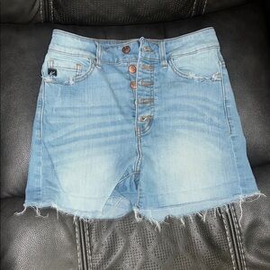 KanCan Light Wash Denim Shorts